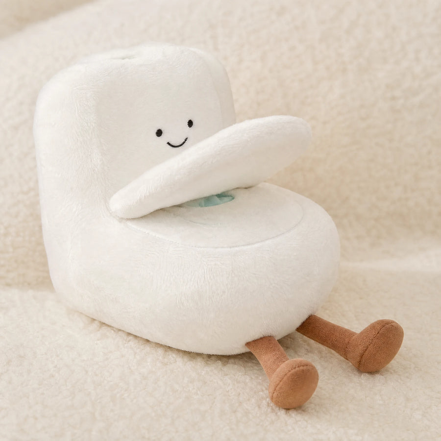 Toilet Plush Toy Collection with Smiling Characters - Détail matière