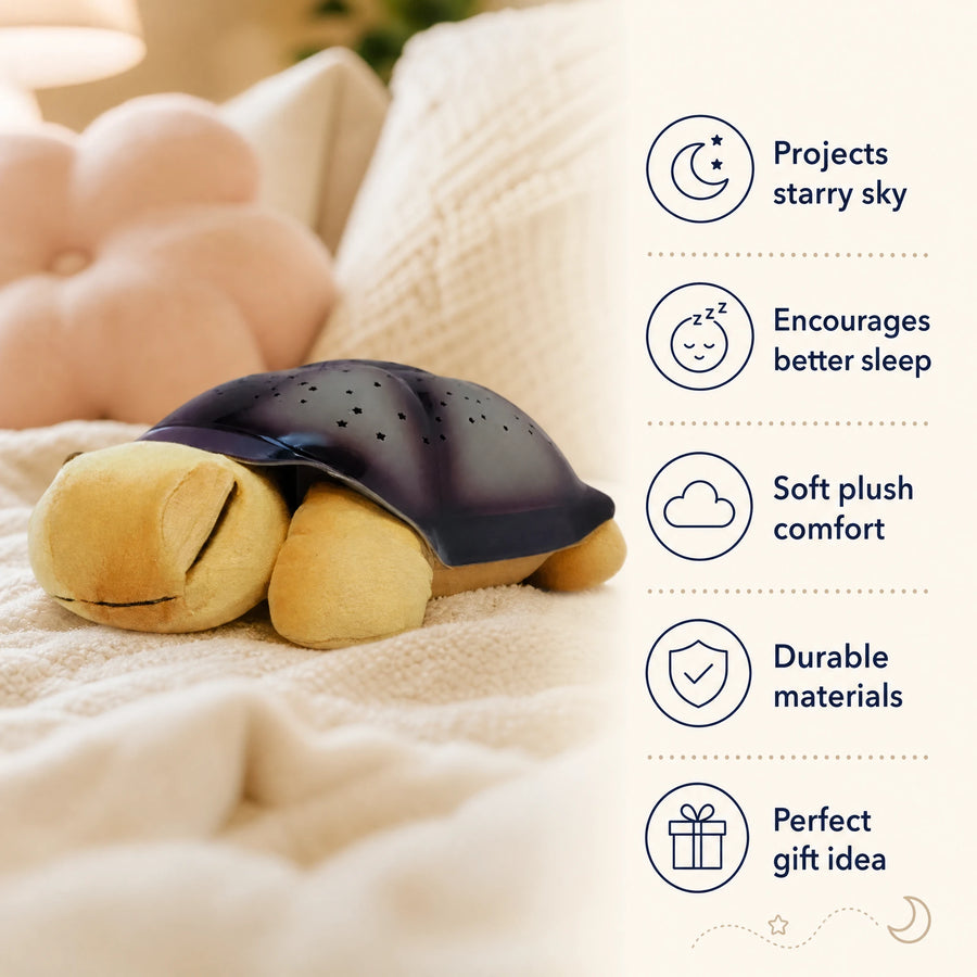 Turtle Night Light Plush with Star Projector - Bénéfices produit