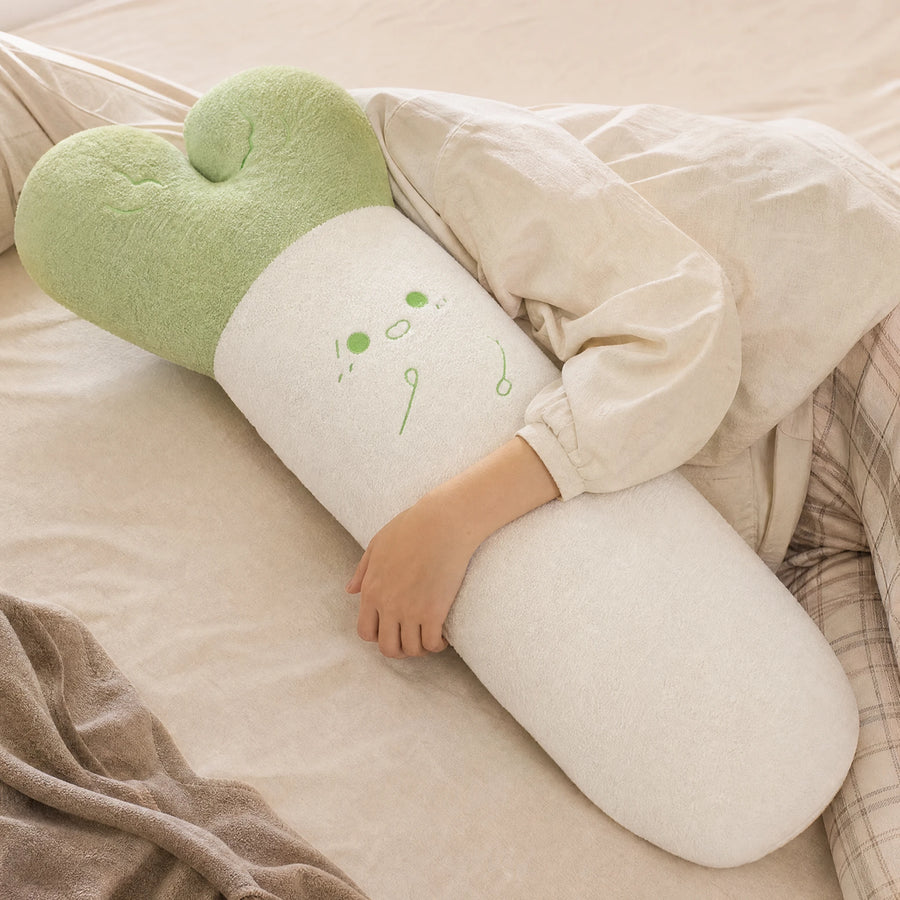 Vegetable Plush Pillow with Embroidered Face 110cm - Utilisation du produit