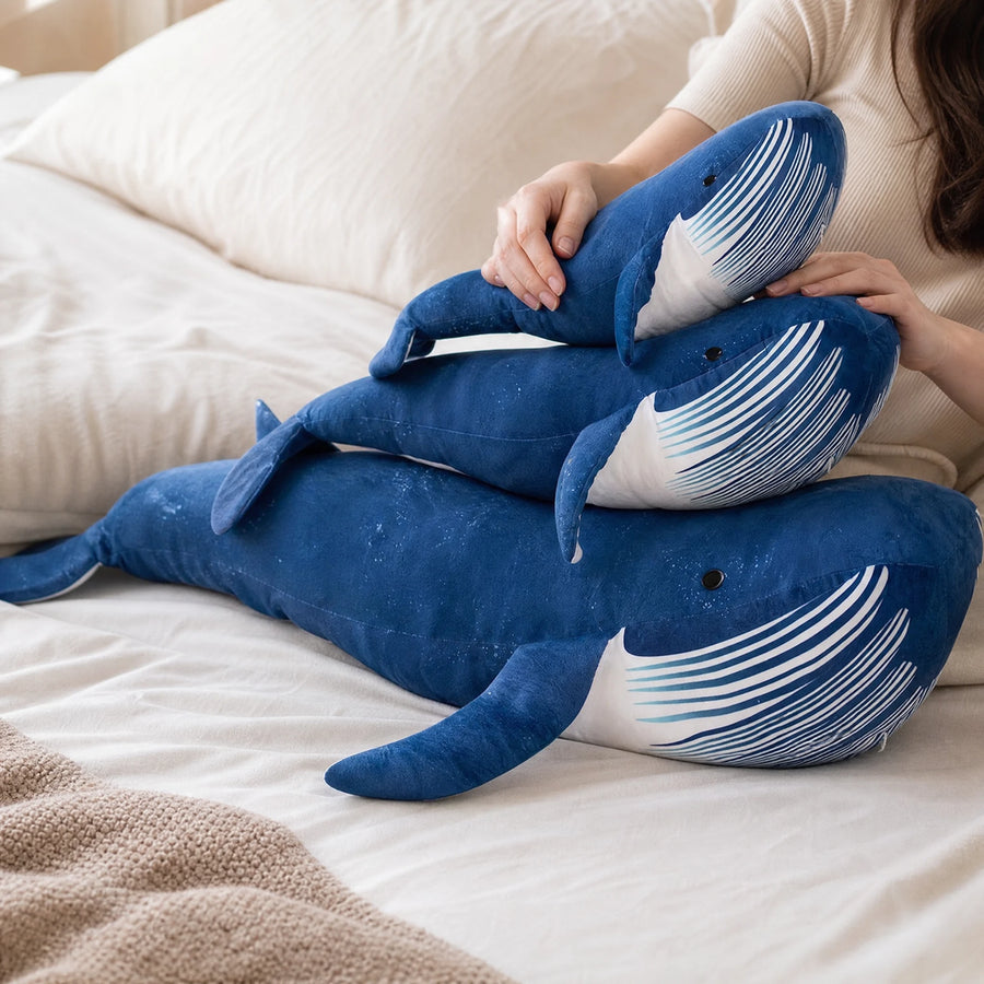 Whale Plush Giant Humpback with Starry Blue Design - Utilisation du produit
