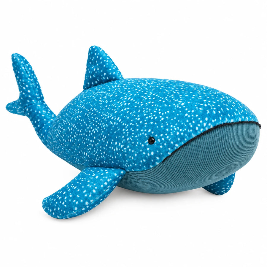Whale Shark Plush with Spotted Blue Pattern and Soft Fabric - 31in / 80cm … (4 tailles)