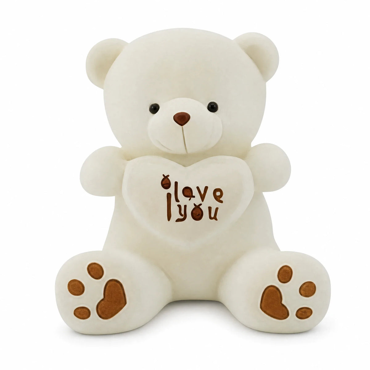 Teddy Bear Plush with I Love You Heart Message