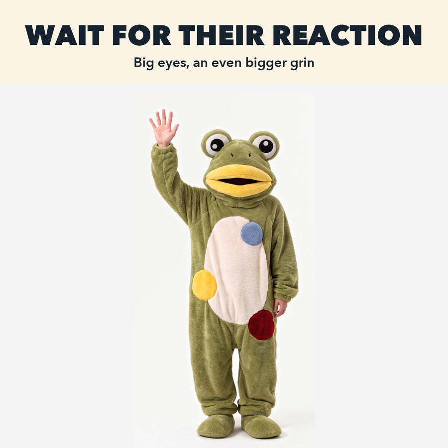 Frog Onesie: Wait for their reaction