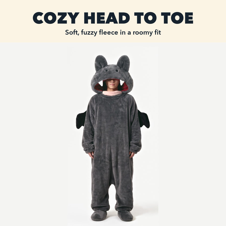 Fang Monster Onesie: Cozy head to toe