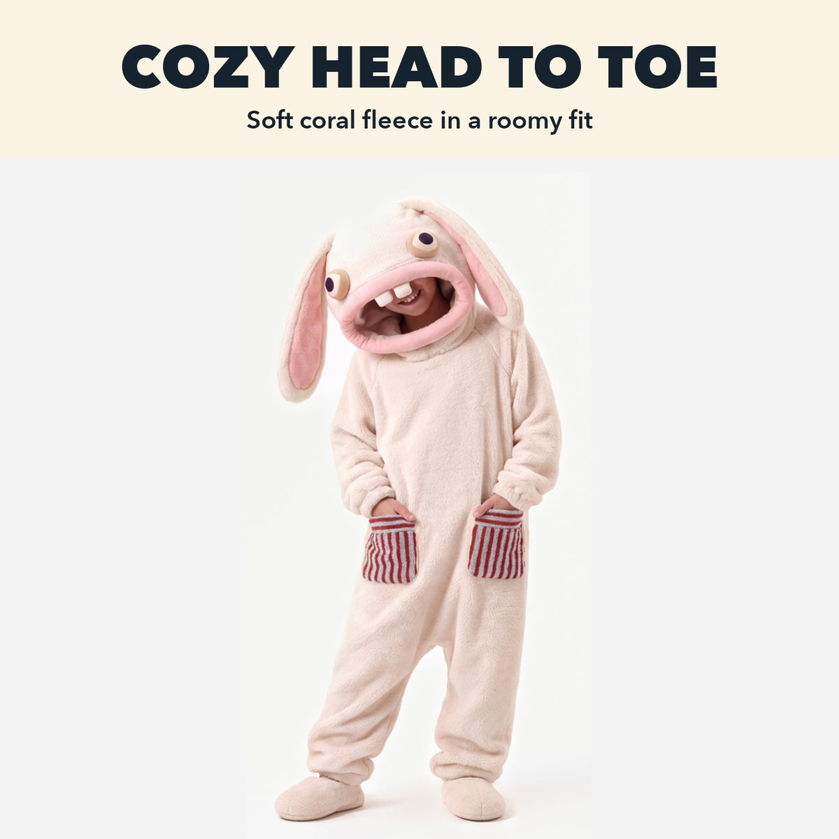 Bunny Onesie: Cozy head to toe