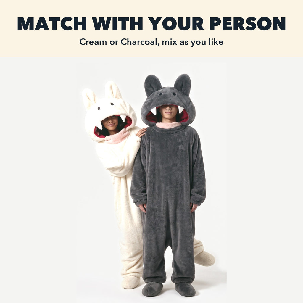 Fang Monster Onesie: Match with your person