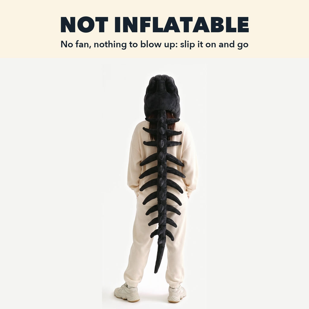 Dinosaur Skeleton Costume: Not inflatable