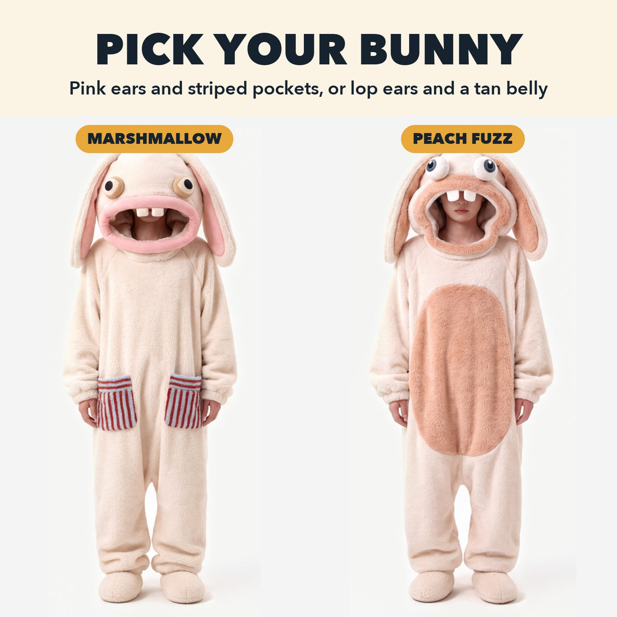 Bunny Onesie: Pick your bunny