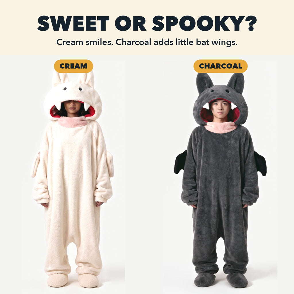 Fang Monster Onesie: Sweet or spooky