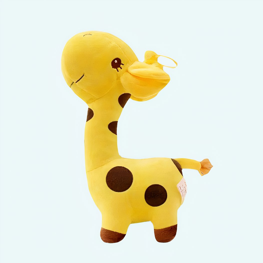 Giraffe plush, 12cm, soft yellow with brown spots