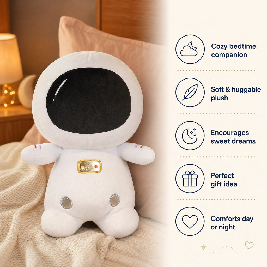 Astronaut Plush with Space Helmet Design - Bénéfices produit