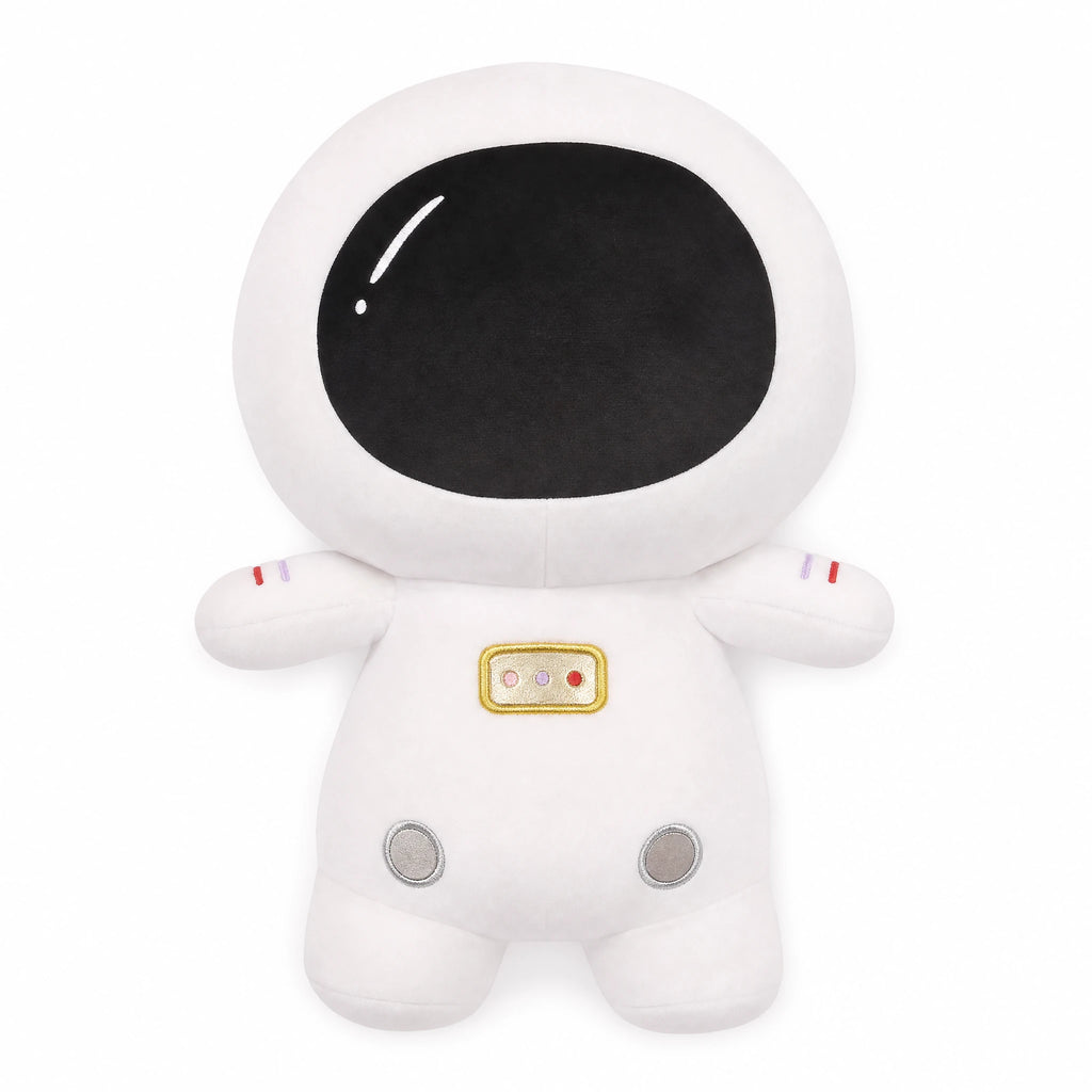 Astronaut Plush with Space Helmet Design - Fond blanc
