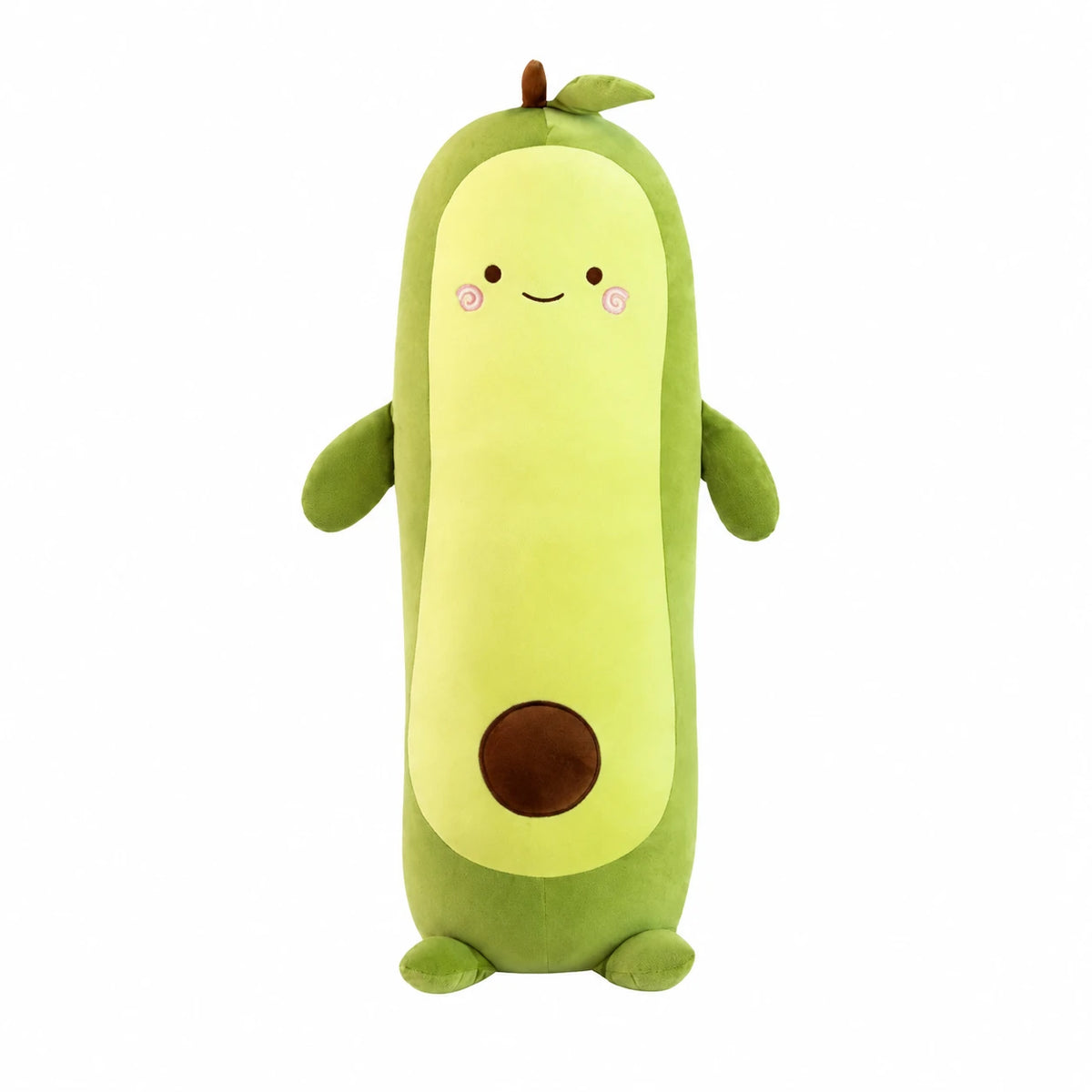 Avocado Body Pillow with Smiling Face and Soft Cotton - 19.5in / 50cm · 27.5in / 70cm · 35.5in / 90cm