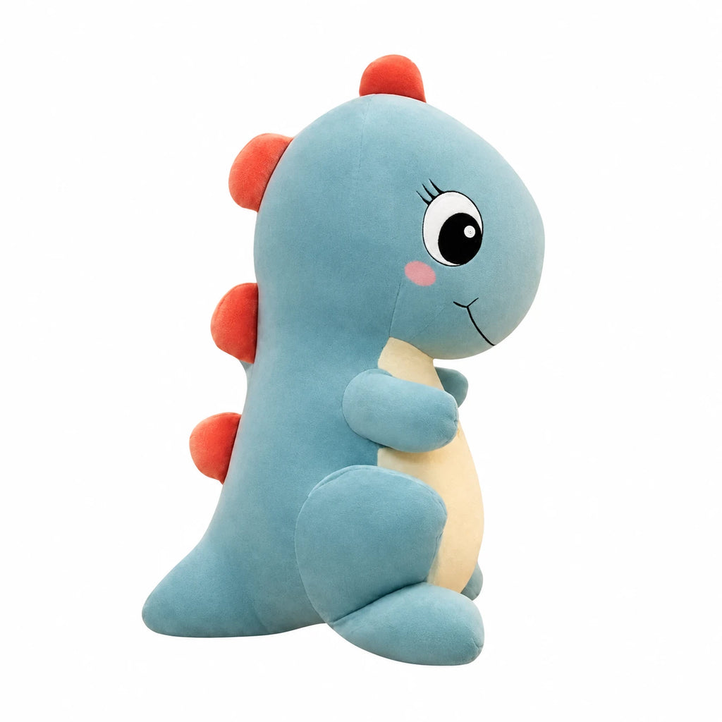 Baby Dinosaur Plush with Spikes in Blue Cotton - 12in / 30cm … (5 tailles)