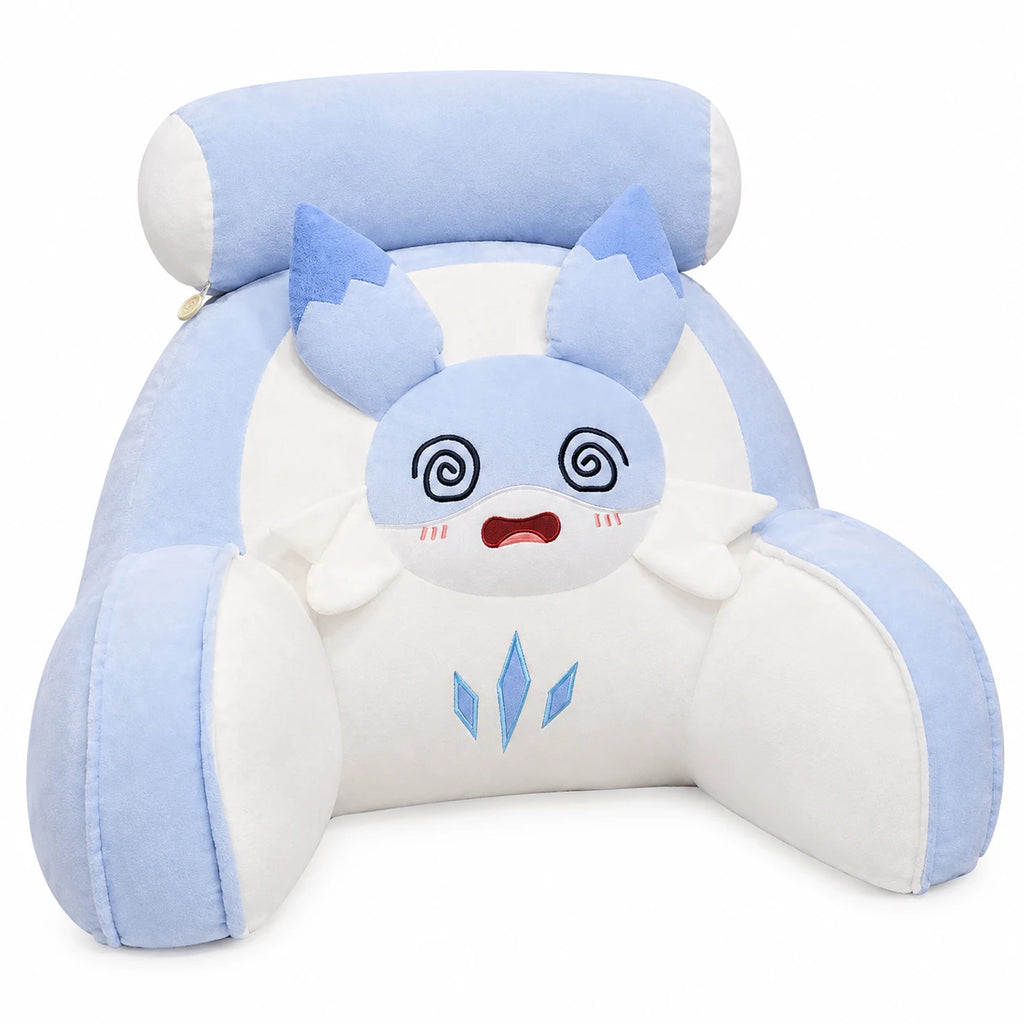 Backrest Pillow with Cute Dragon Character Design - Confused / 15.5x23.5in / 40x60cm … (2 tailles)