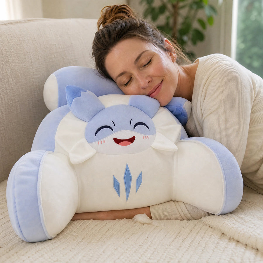 Backrest Pillow with Cute Dragon Character Design - Utilisation du produit