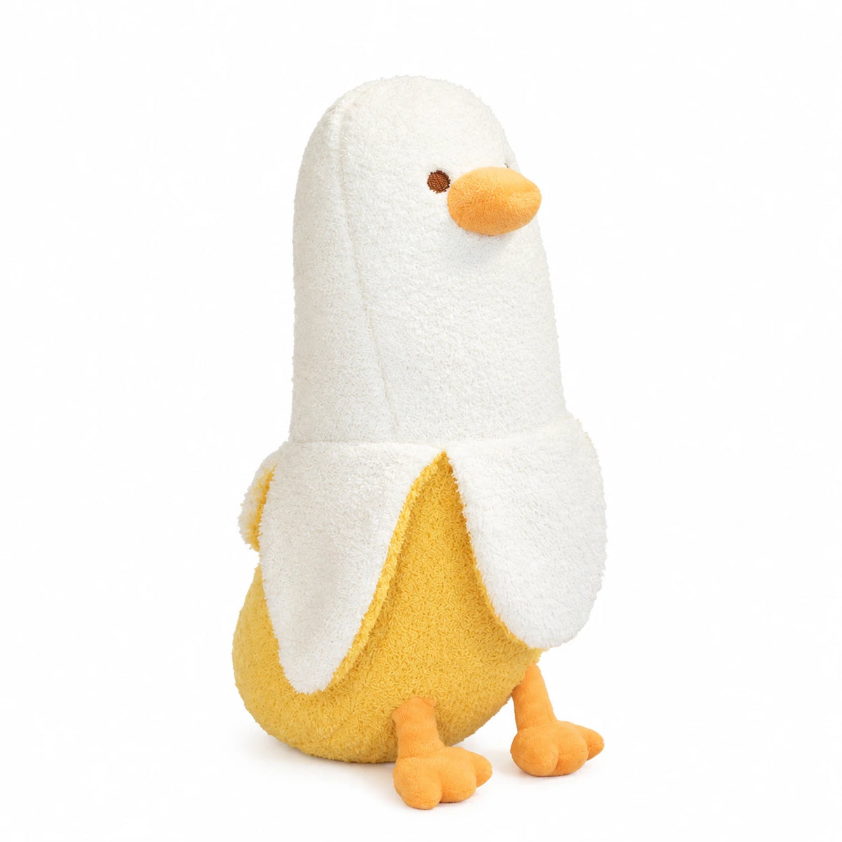 Banana Duck Plush with Soft Fluffy Texture - 27in / 70cm / White … (4 tailles)