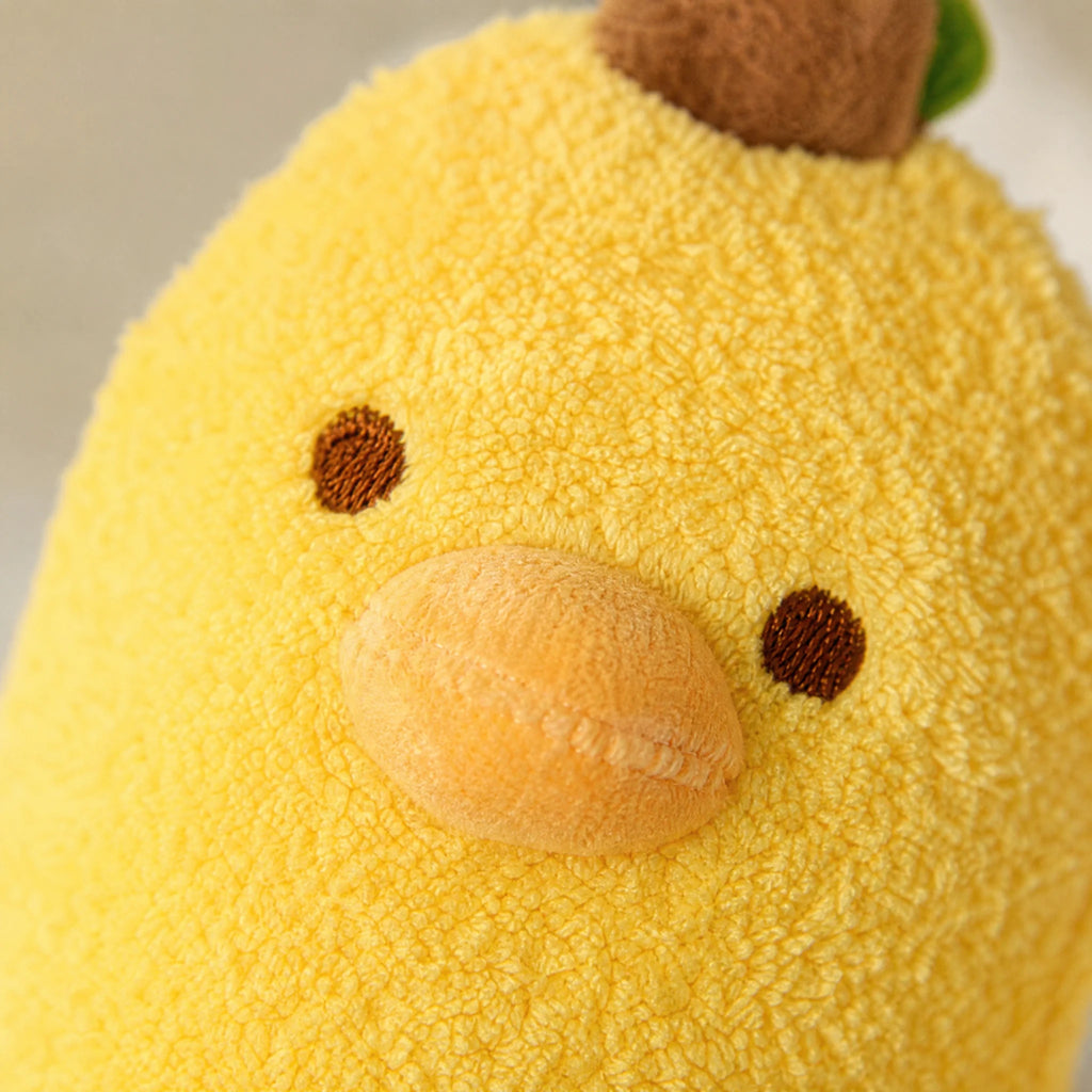 Banana Duck Plush with Soft Fluffy Texture - Détail matière