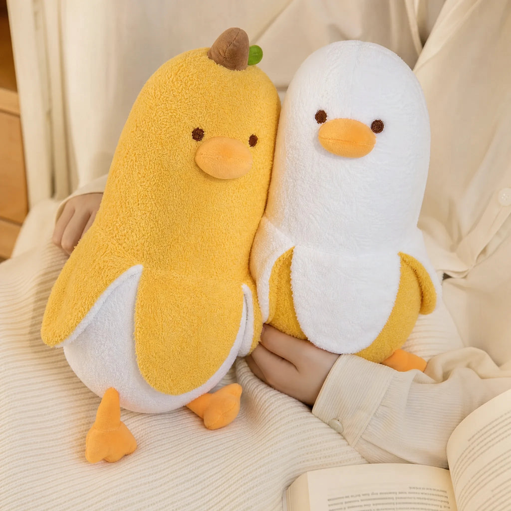 Banana Duck Plush with Soft Fluffy Texture - Utilisation du produit