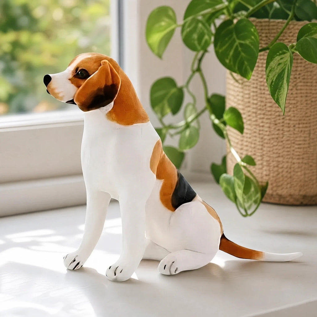 Beagle Stuffed Animal with Realistic Tri-Color Coat - Utilisation du produit