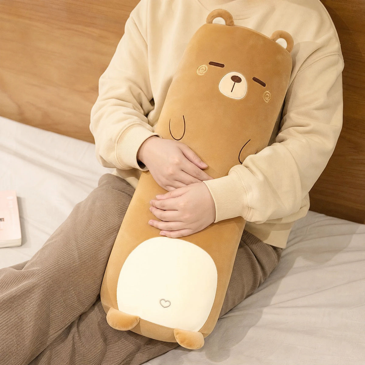 Body Pillow Plush, Kawaii Animal Design, Long Cuddle Pillow - Utilisation du produit