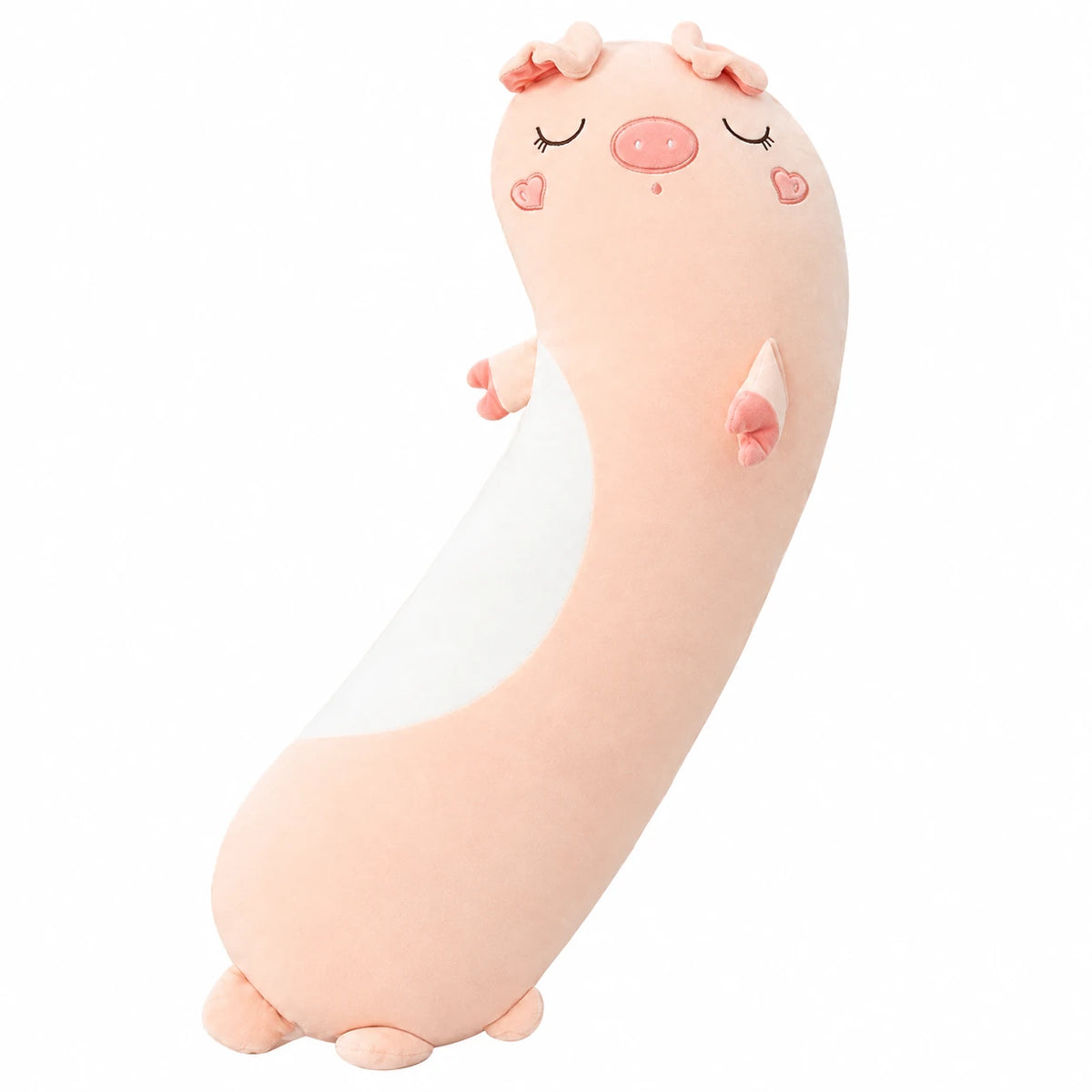 Body Pillow Plush with Kawaii Animal Designs - Pig / 27.5in / 70cm … (3 tailles)