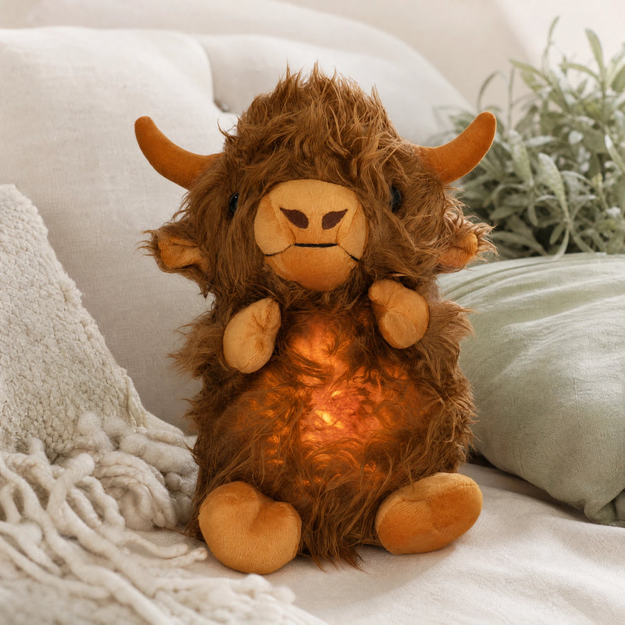 Breathing Bull Plush with Soothing Light and Lullaby - Utilisation du produit
