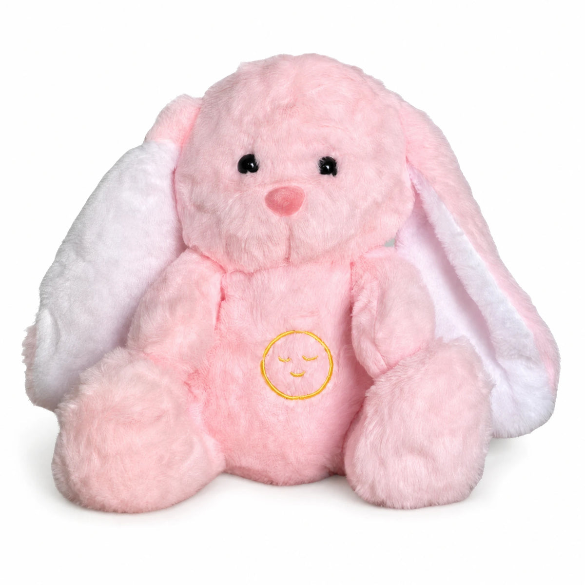 Breathing Bunny Plush with Night Light and Lullaby - Fond blanc