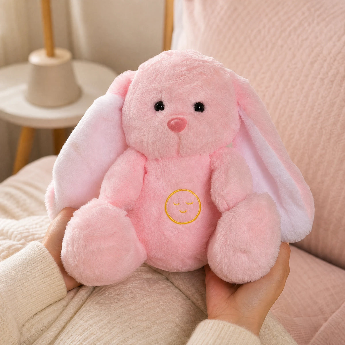 Breathing Bunny Plush with Night Light and Lullaby - Utilisation du produit