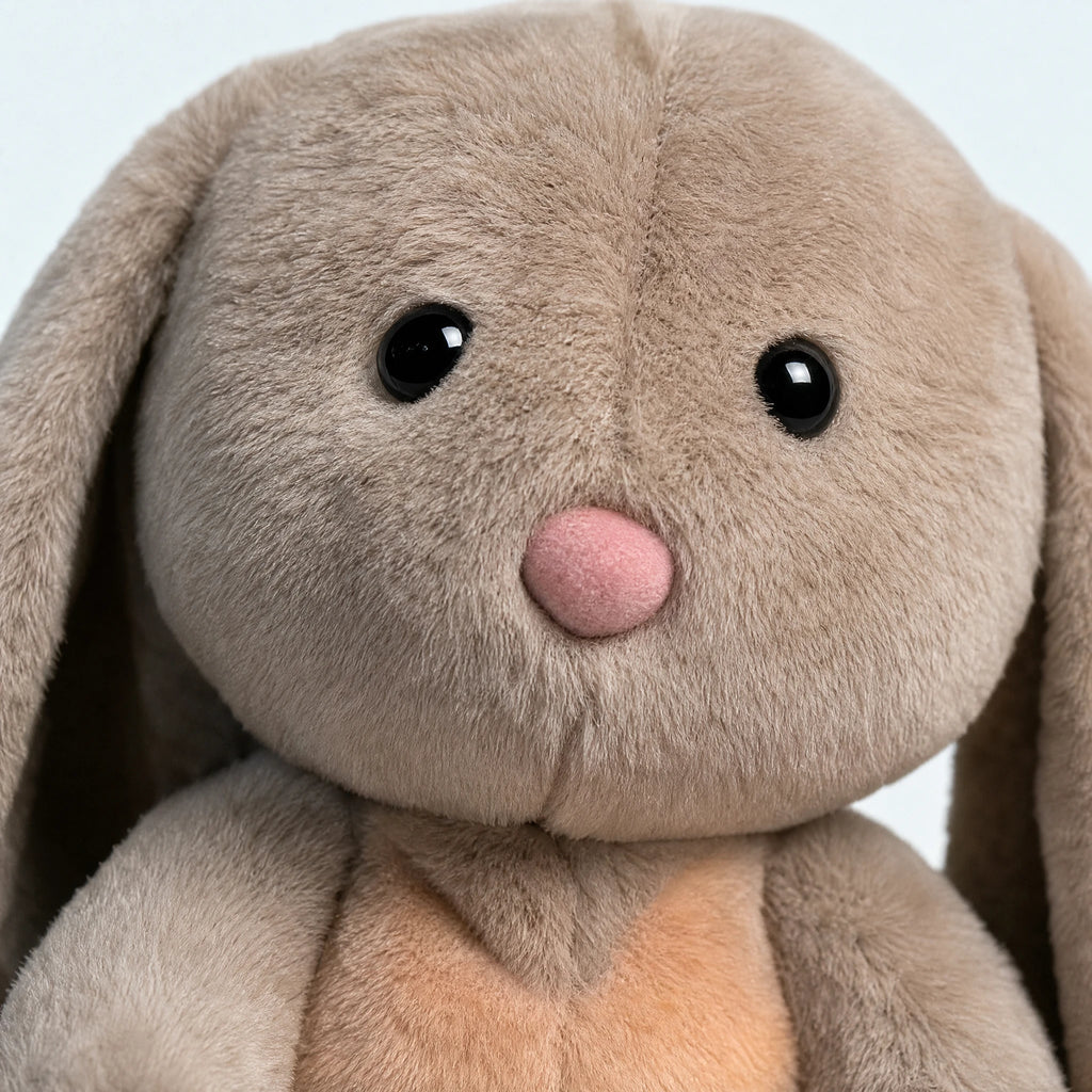 Breathing Bunny Plush with Soothing Movement and Light - Détail matière