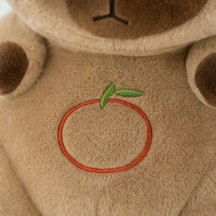 Breathing Capybara Plush with Soothing Movement - Détail matière