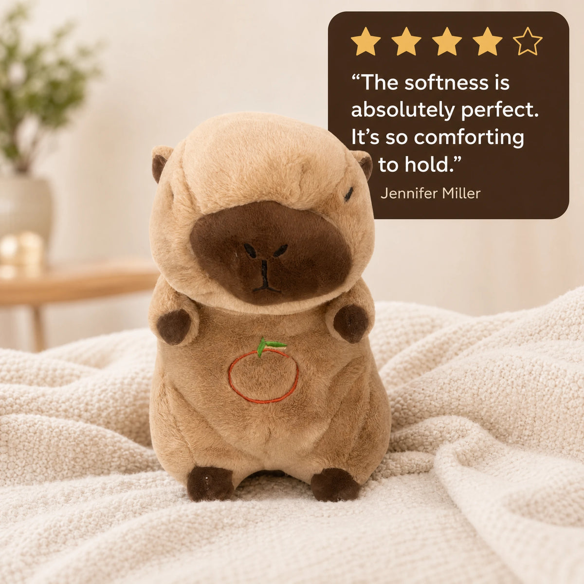 Breathing Capybara Plush with Soothing Movement - Image témoignage