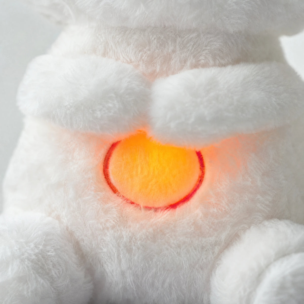Breathing Cat Plush with Lullaby and Soft Light - Détail matière