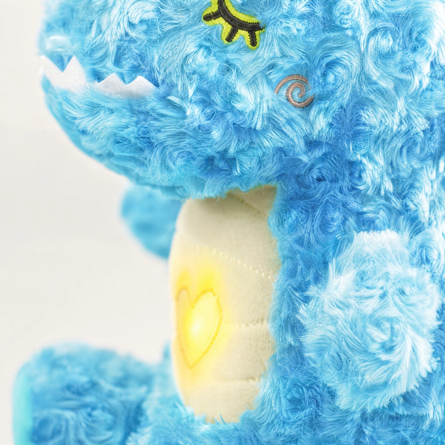 Breathing Dinosaur Plush with Light and Lullaby - Détail matière