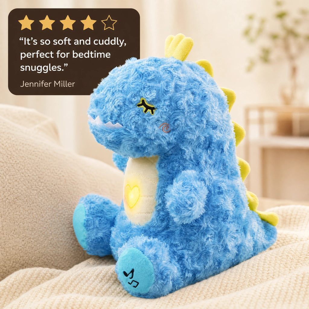 Breathing Dinosaur Plush with Light and Lullaby - Image témoignage