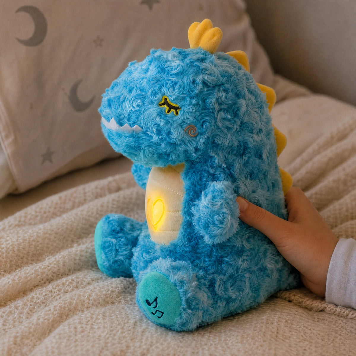 Breathing Dinosaur Plush with Light and Lullaby - Utilisation du produit