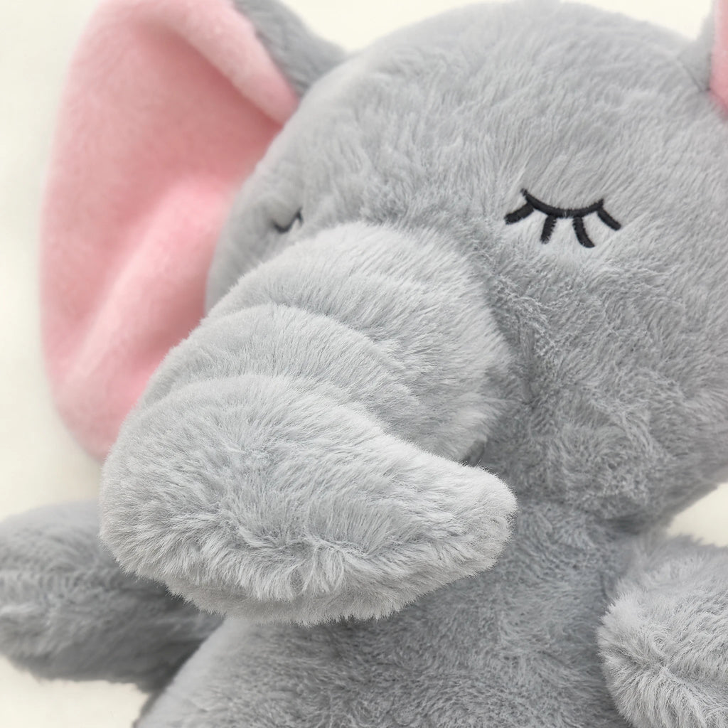 Breathing Elephant Plush with Soothing Rhythm - Détail matière