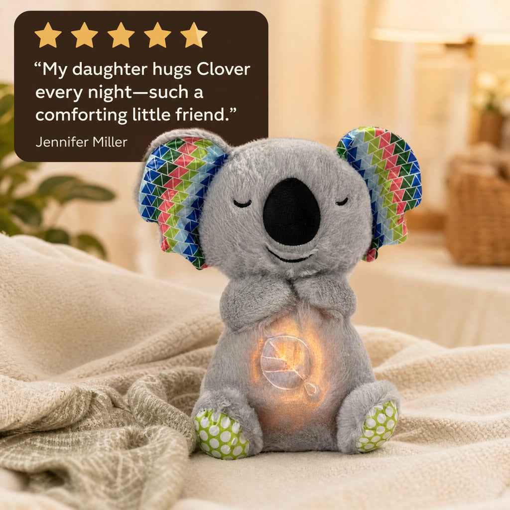 Breathing Koala Plush with Light and Calming Motion - Image témoignage