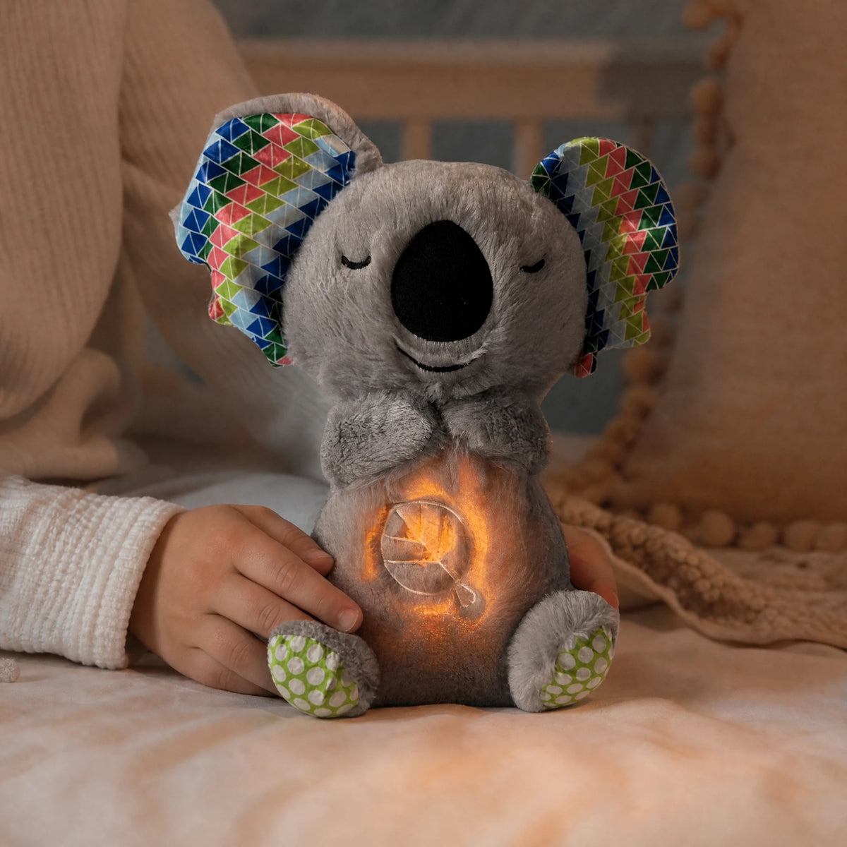 Breathing Koala Plush with Light and Calming Motion - Utilisation du produit