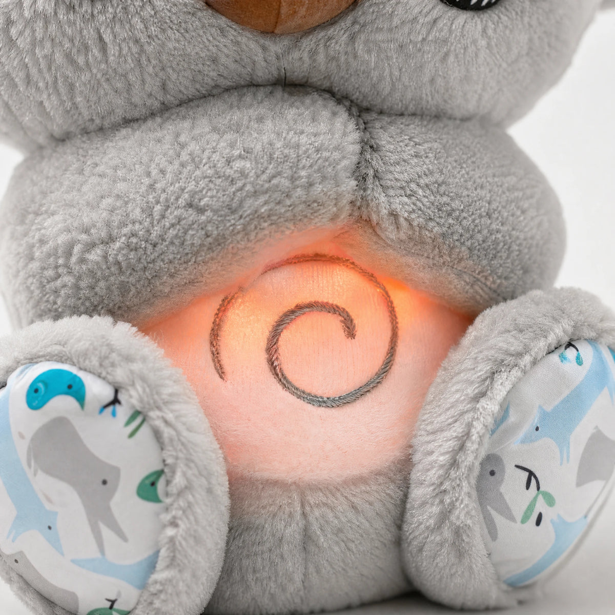 Breathing Koala Plush with Night Light and Lullaby - Détail matière