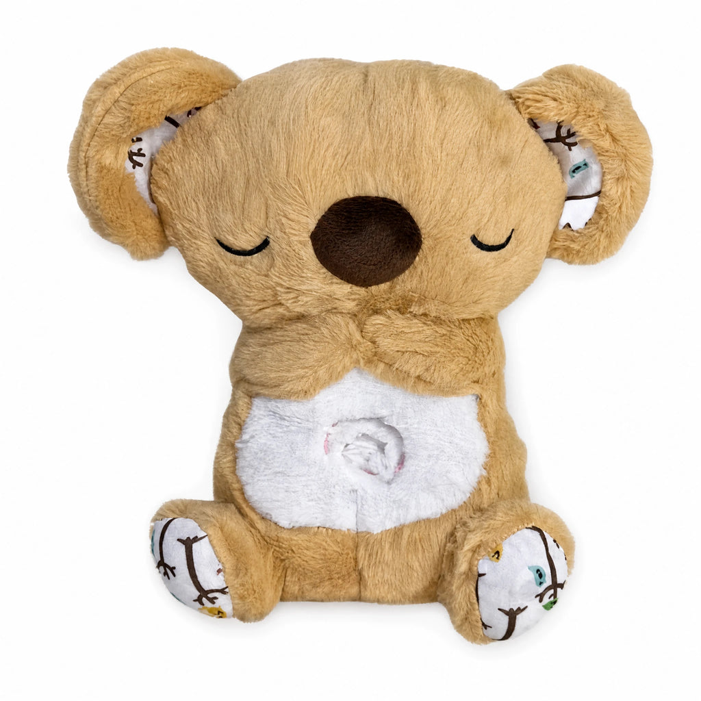 Breathing Koala Plush with Soothing Music and Motion - Fond blanc