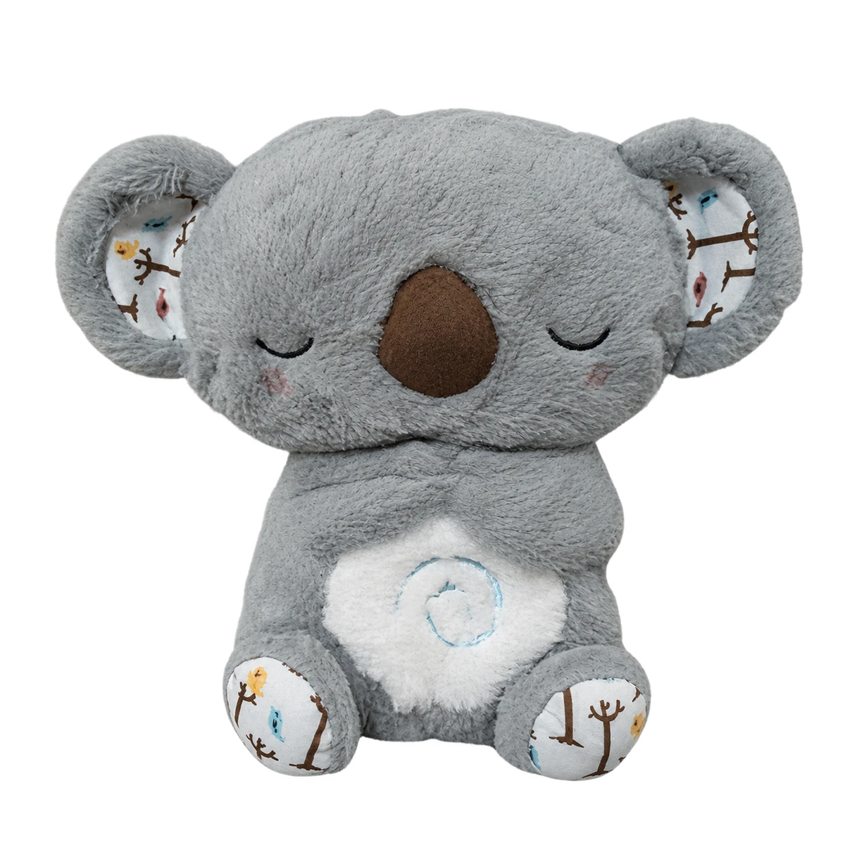Breathing Koala Plush with Soothing Music and Motion - Gray