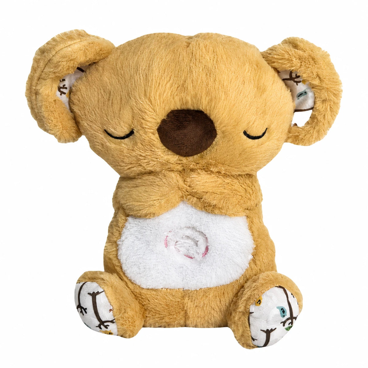 Breathing Koala Plush with Soothing Music and Motion - Yellow