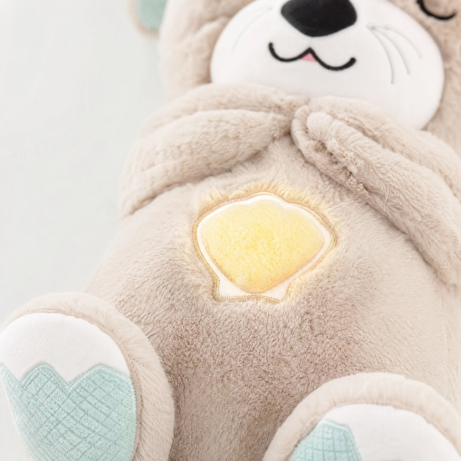 Breathing Otter Plush with Soothing Lullaby - Détail matière