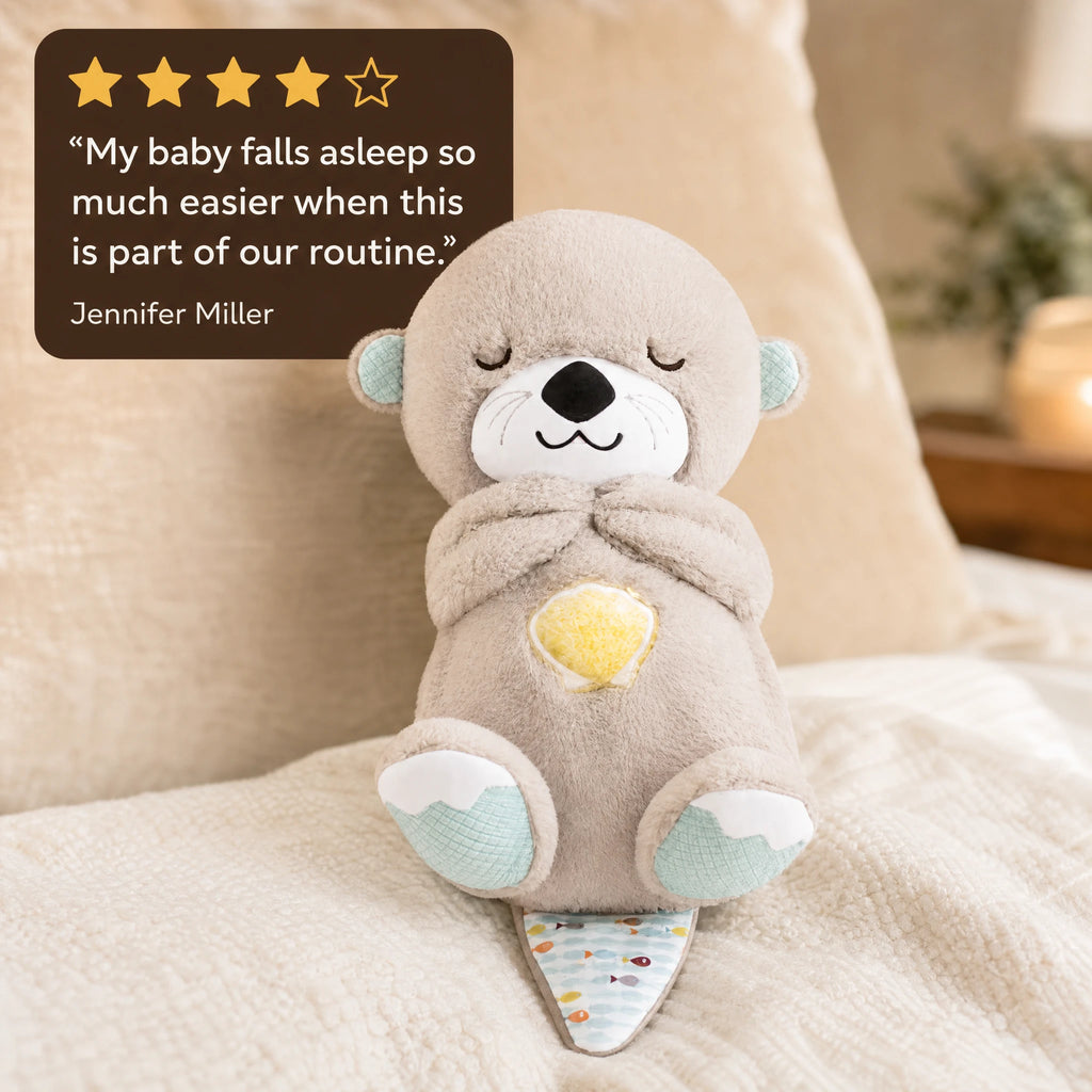 Breathing Otter Plush with Soothing Lullaby - Image témoignage