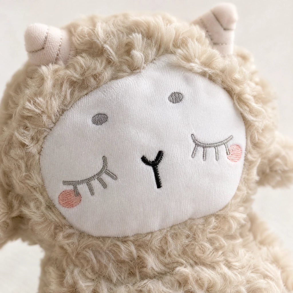 Breathing Plush Toy Sheep with Lullaby and Light - Détail matière