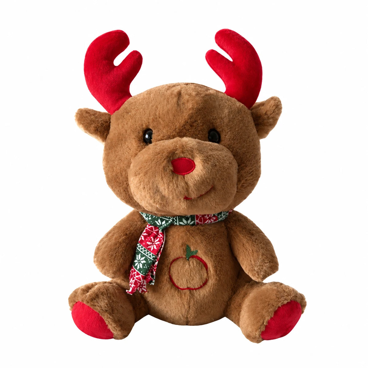 Breathing Reindeer Plush with Lullabies and Light - Brown