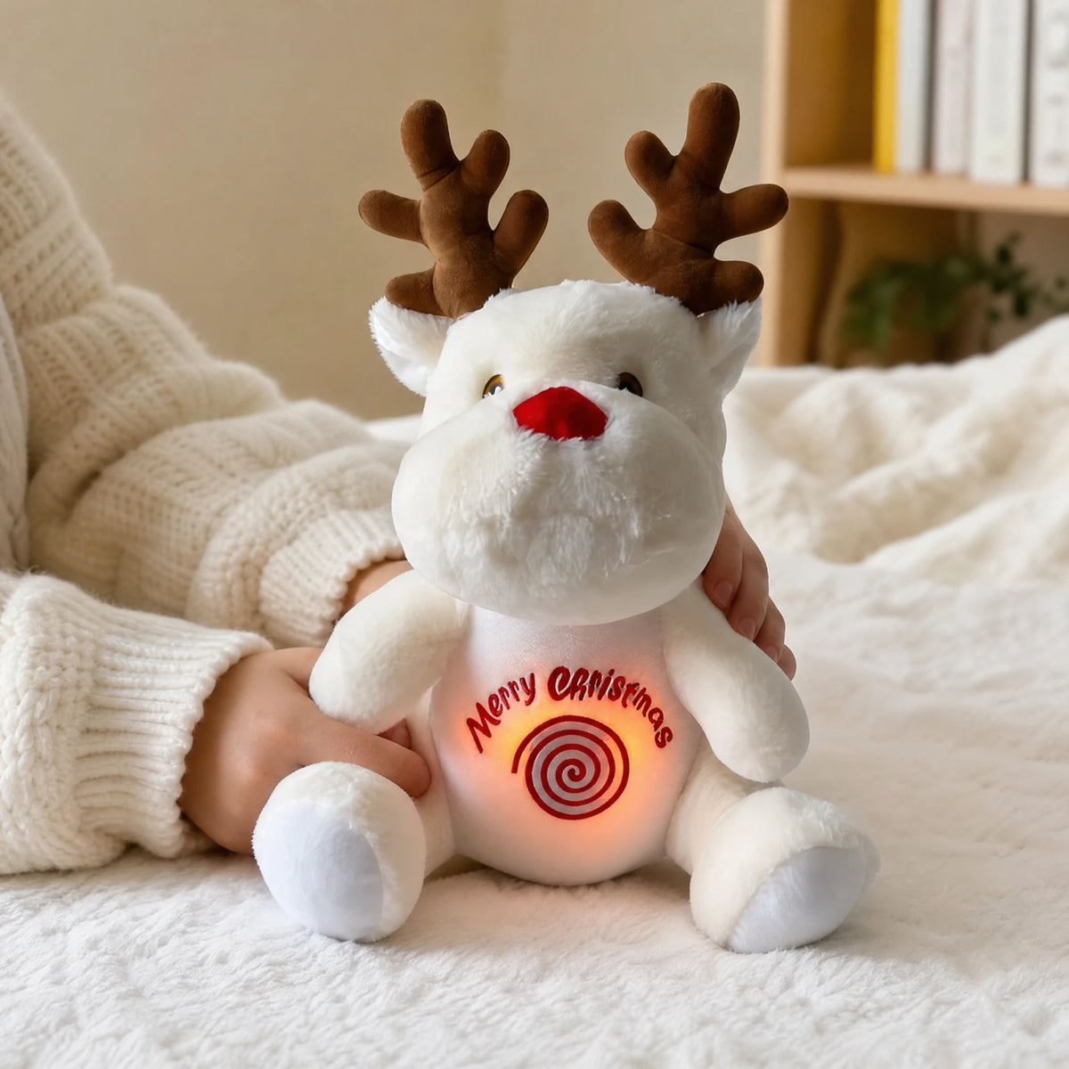 Breathing Reindeer Plush with Lullabies and Light - Utilisation du produit
