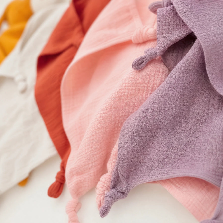 Bunny Comfort Blanket with Cotton Muslin Body - Détail matière
