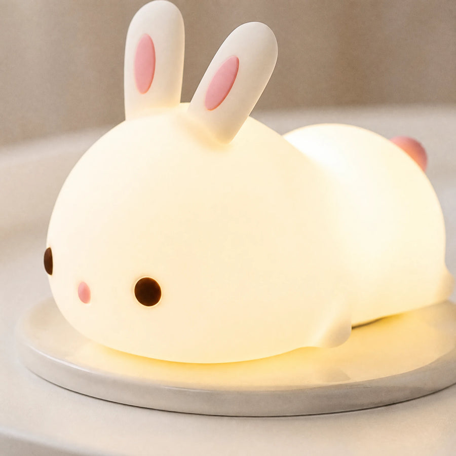 Bunny Night Light with Touch Control and Color Change - Détail matière